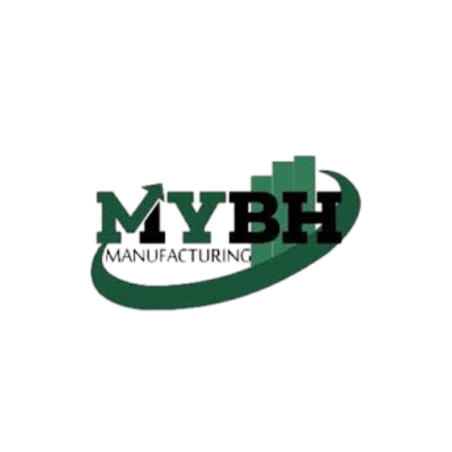 MYBH Manufacturing logo with upward-trending graph