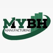 MYBH Manufacturing logo with upward trending graph